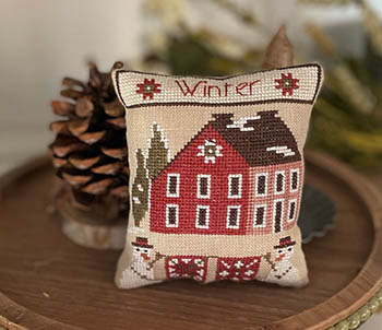 (image for) Seasonal Saltbox House - Winter